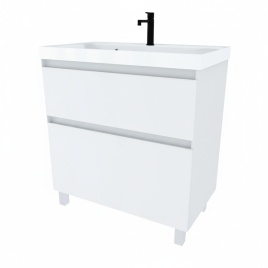 Тумба Напольная Amica "КУБА" 2 Ящика Белый